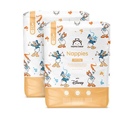 Mama Bear - Disney - 172 pañales ultrasecos, talla 3 (4-9 kg) - PACK MENSUAL