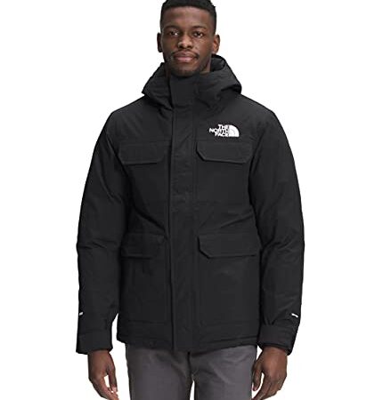 THE NORTH FACE - Parka Cypress para Hombre con Diseño Militar- Negro, L