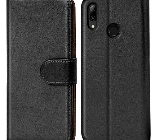 Verco Funda para Huawei P Smart Z, Telefono Movil Case Compatible con Huawei P Smart Z Libro Protectora Carcasa, Negro